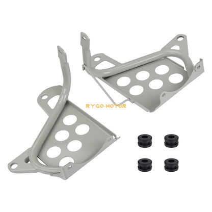 2x Heel Guards Footrest Left/Right for Yamaha Blaster 200 YFS200 (1990–2006)