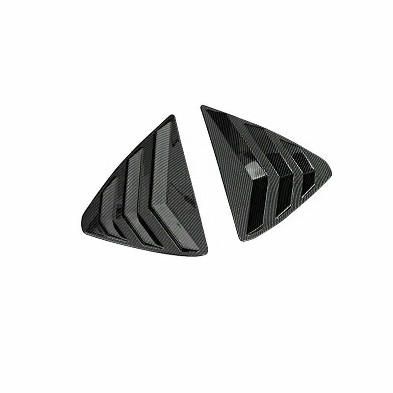 Carbon Fiber Side Window Louver Shutter Cover Trim for Mazda CX-5 (2017–2021)