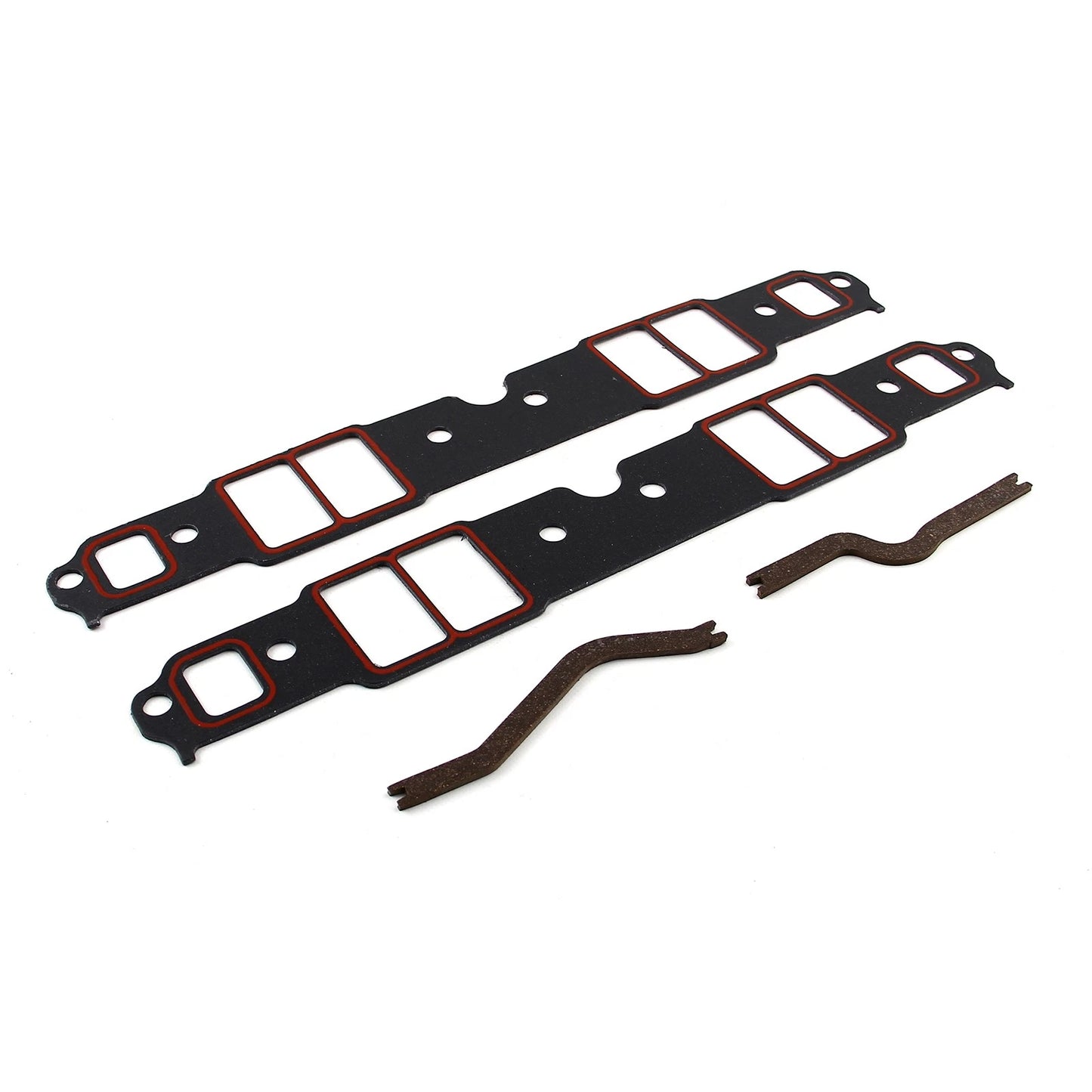 Intake Manifold Gasket Set  2.28" x 1.38" for Chevy SBC 350