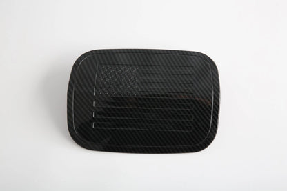 Carbon Fiber Rear Oil Lid Fuel Gas Tank Cover Trim for Dodge Charger (2016-2021)