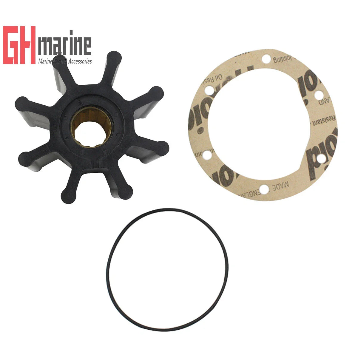 Flexible Impeller Kit for VM MOTORI HR 488 H9 & HR 492 H9 Inboard Marine
