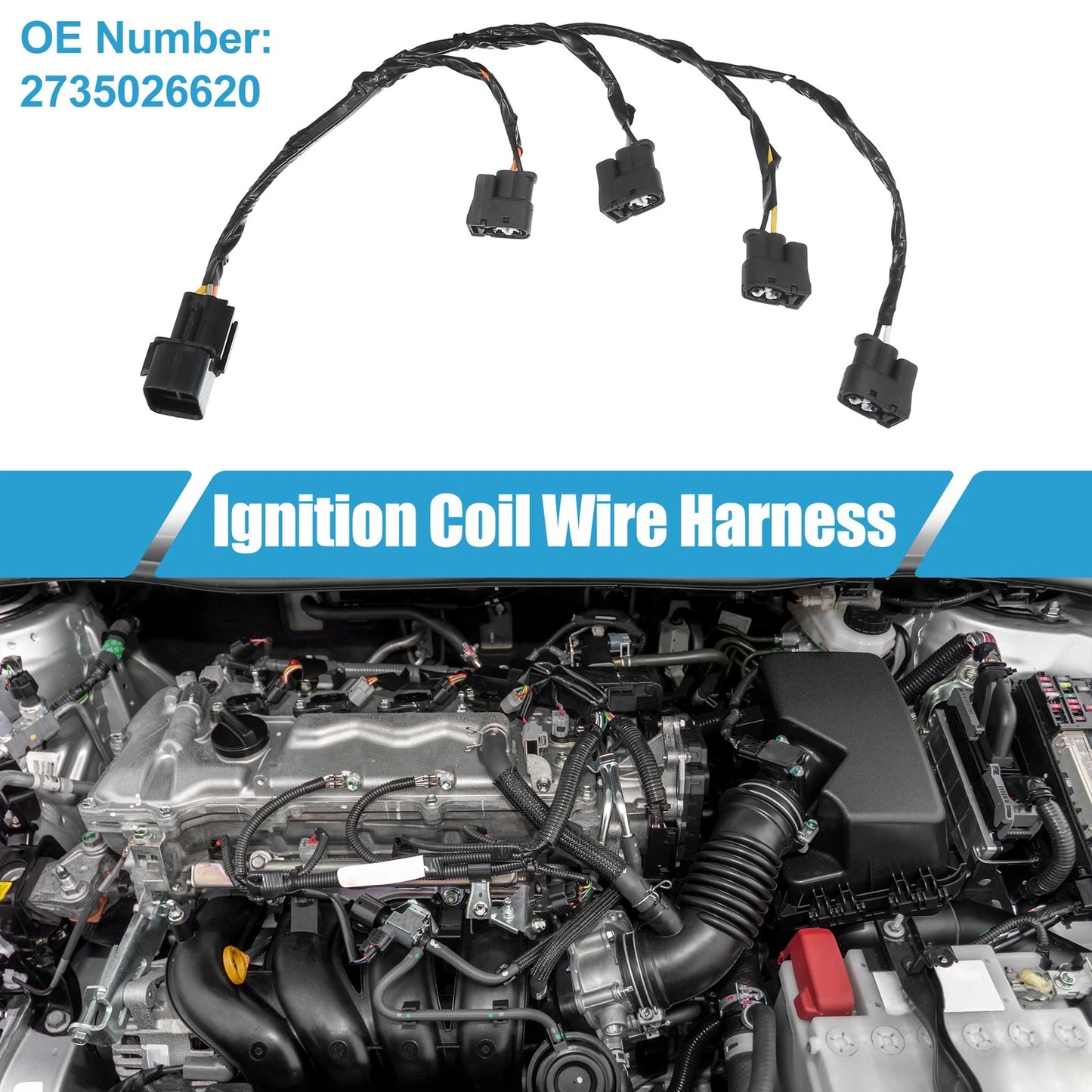 Ignition Coil Wire Harness for Hyundai Accent 1.6L (2006-2011)