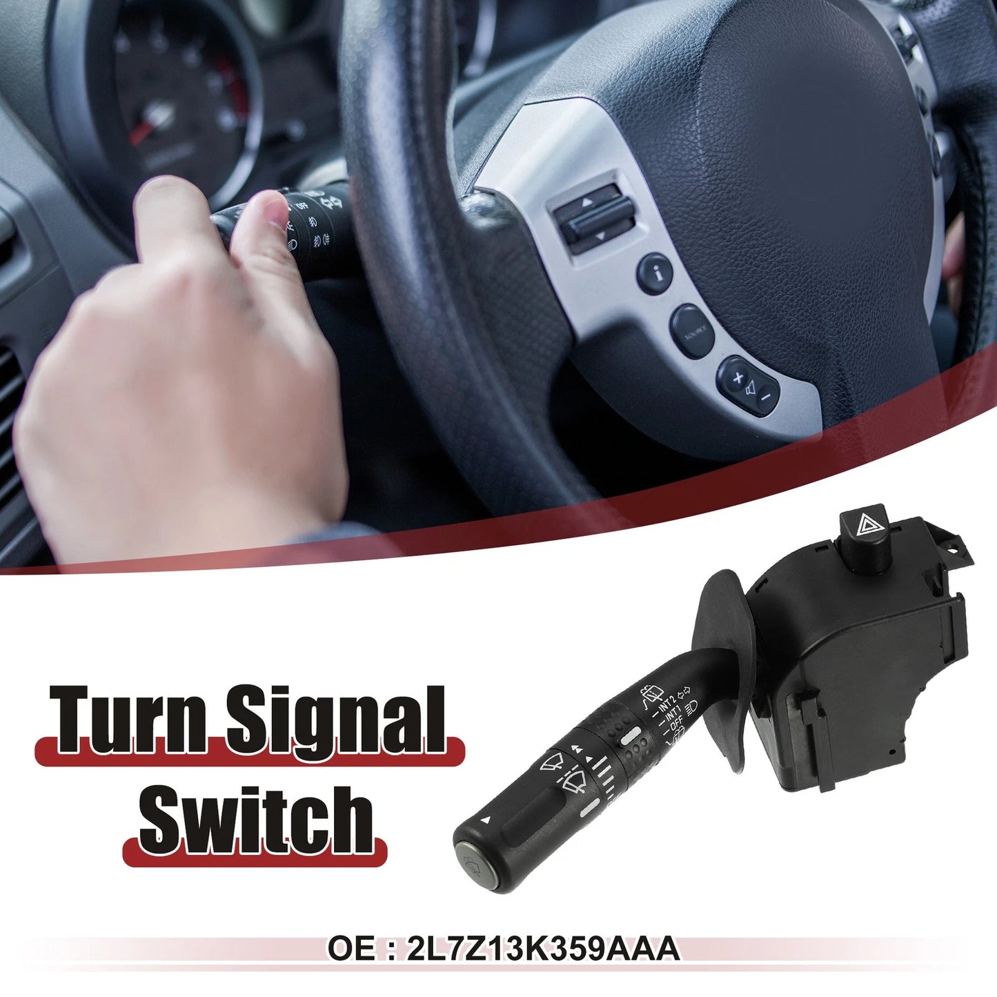 Turn Signal Switch for Ford Expedition Satin Nickel (2002)