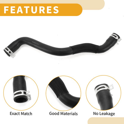 Radiator Hose for Ford Focus Mk3 1.6/2.0 Rubber Black (2010-2020)
