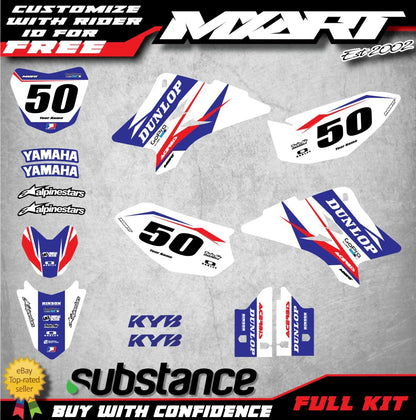 Custom Graphics Full Kit for Yamaha TTR 50 FORCE STYLE Decals