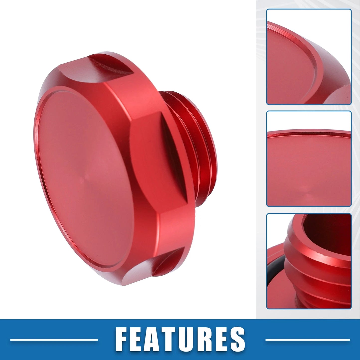 Red Engine Oil Filler Cap Cover for Nissan Most Models