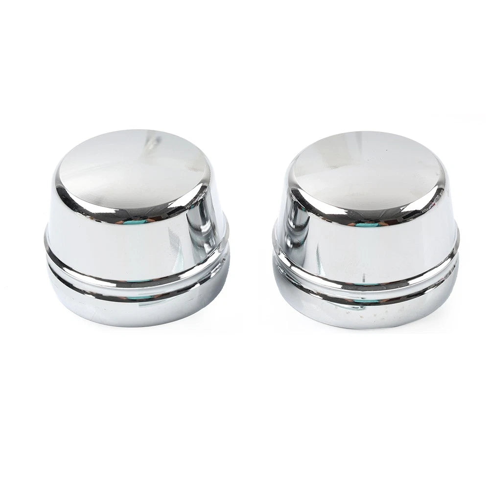 Front Axle Cap Nut Covers for Harley Touring Road King Electra Glide (2000-07)