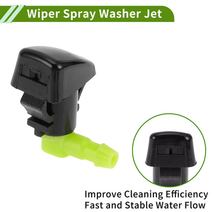 Windshield Washer Nozzle With Hose Connector for Chrysler