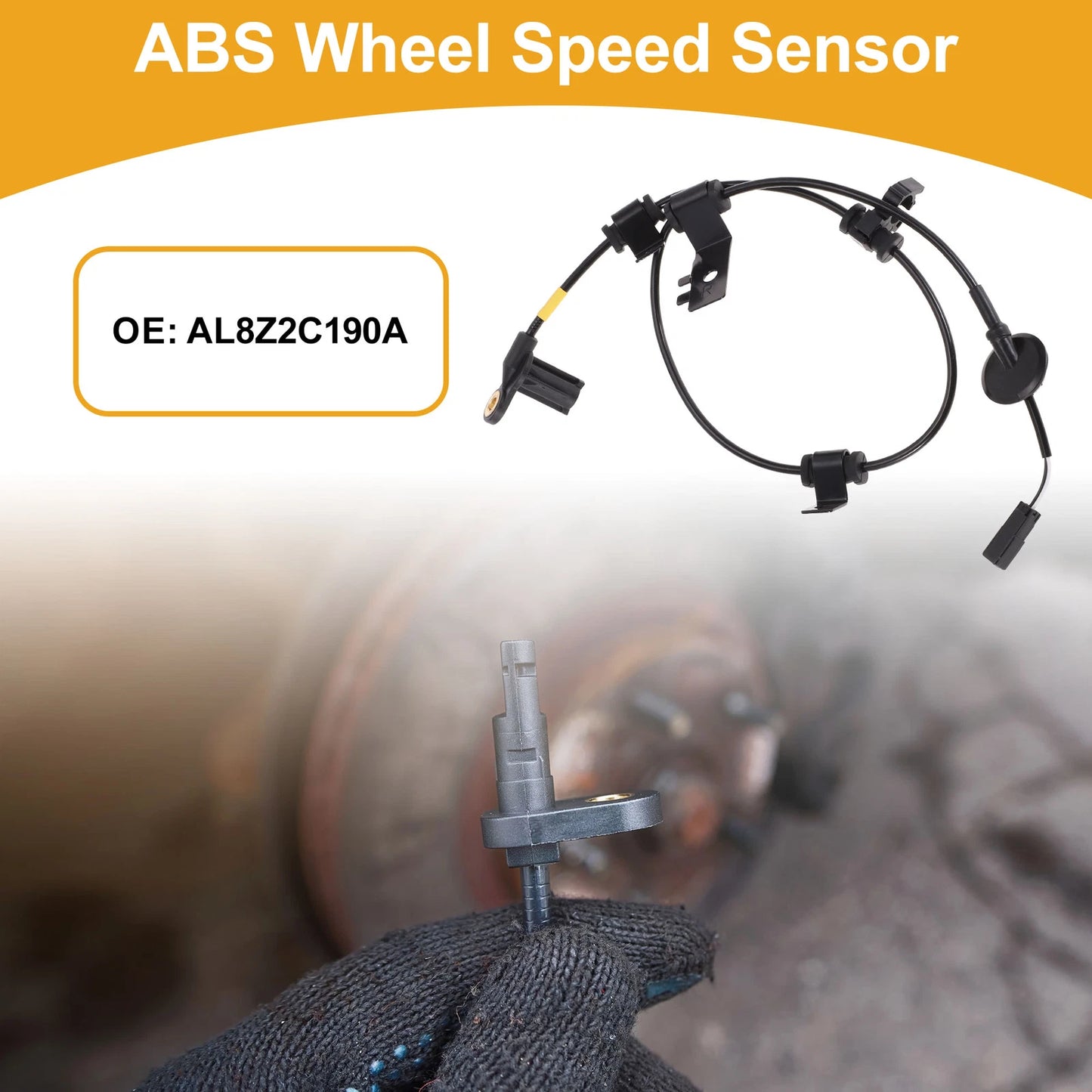 ABS Wheel Speed Sensor for Ford Escape (2010-2012) Rear Right