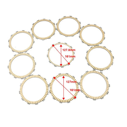 Clutch Friction Plates for Suzuki DL1000 V-Strom, SV1000 (2002-2012)