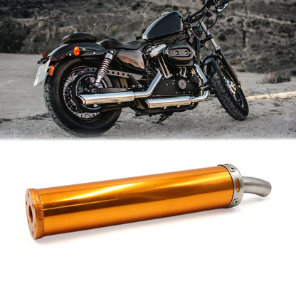 0.87" Inlet Diameter Exhaust Muffler Pipe for Motorcycle Street Dirt Bike Racing