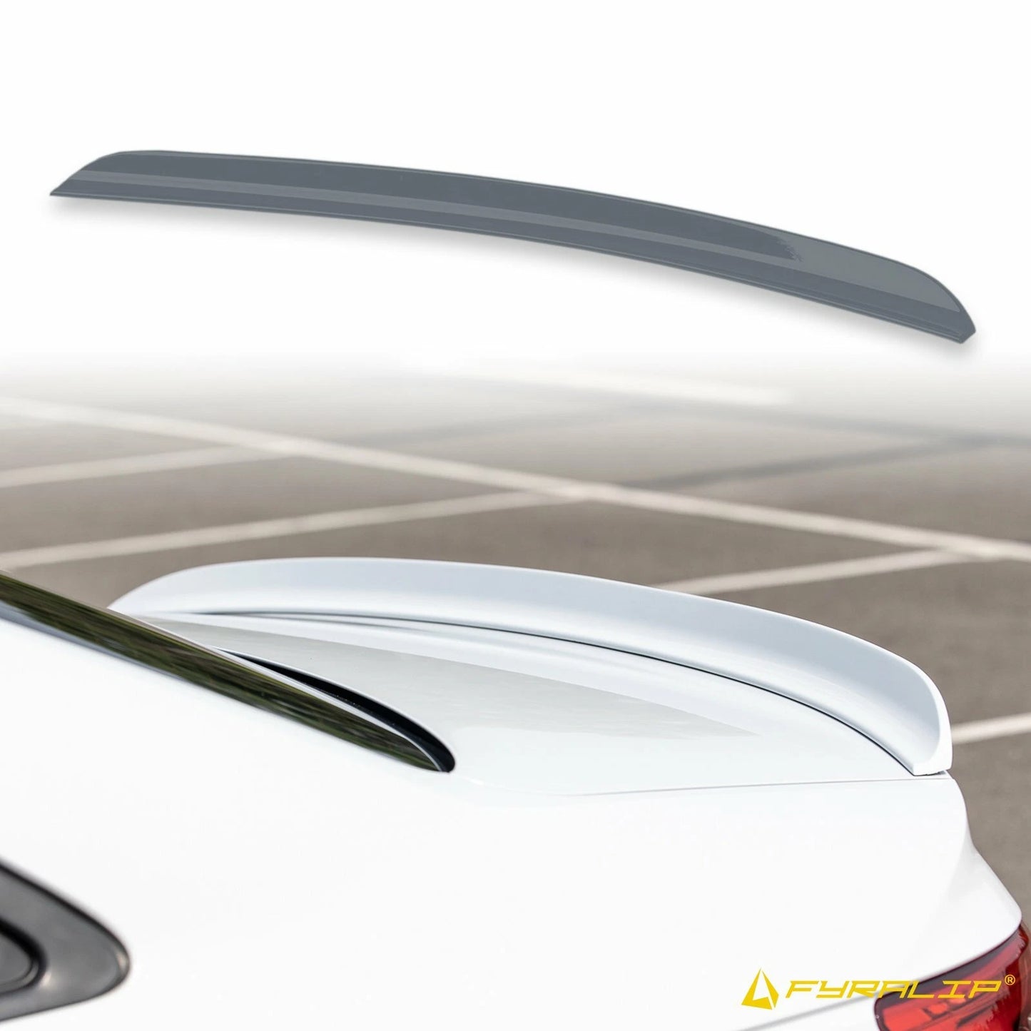 Boot Lip Spoiler for Honda TSX (2004-2008) Gray NH658P