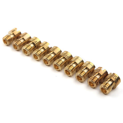10X Main Jet M4 4mm for GY6 50cc 139QMB Scooter Keihin Carb PZ19 (2003-2023)