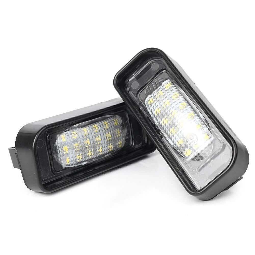 2 x LED License Plate Light for Benz W220 S320 S420 S430 (1999-2005)