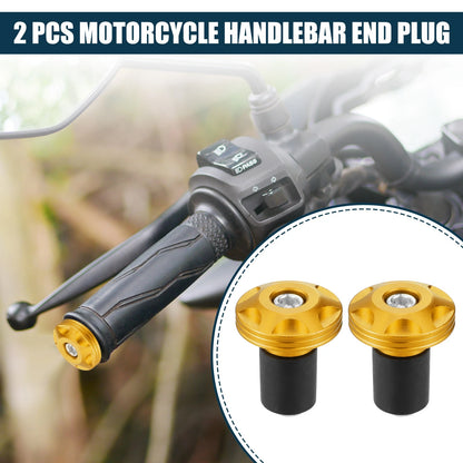 End Plug 2 x 18-20mm 32mm OD Handlebar End Plug for Motorcycle