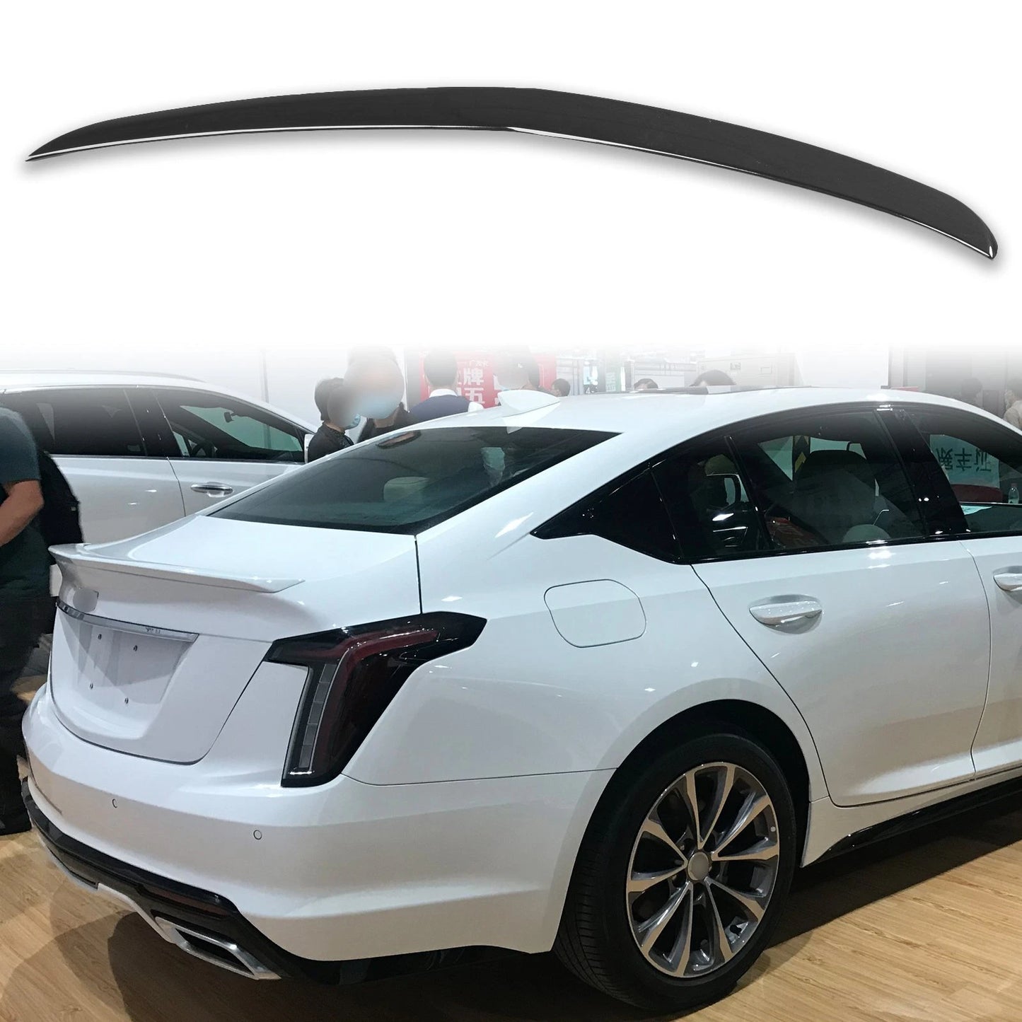 ABS Boot Spoiler for Cadillac CT5 (2020-2024) Black Raven