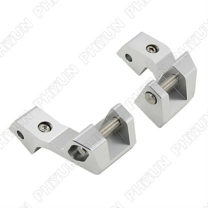 Motorbike Passenger Footrests Lowering Kit Silver for BMW R 1200 RT LC 1250 RT