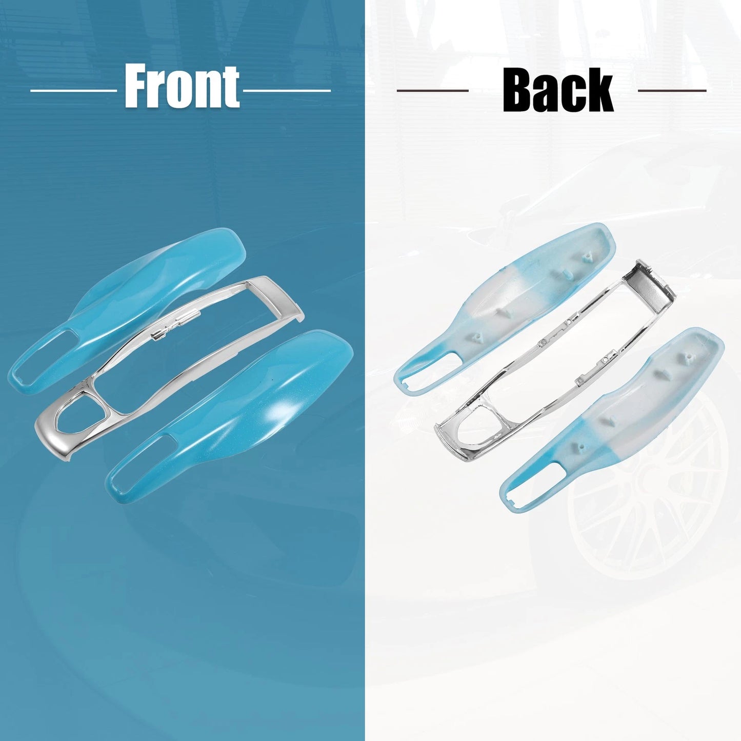 Remote Key Cover Shell Case for Porsche Macan Blue