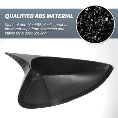 Rearview Mirror Cover Overlay Black Carbon Fiber for Honda Accord (2018-2020)