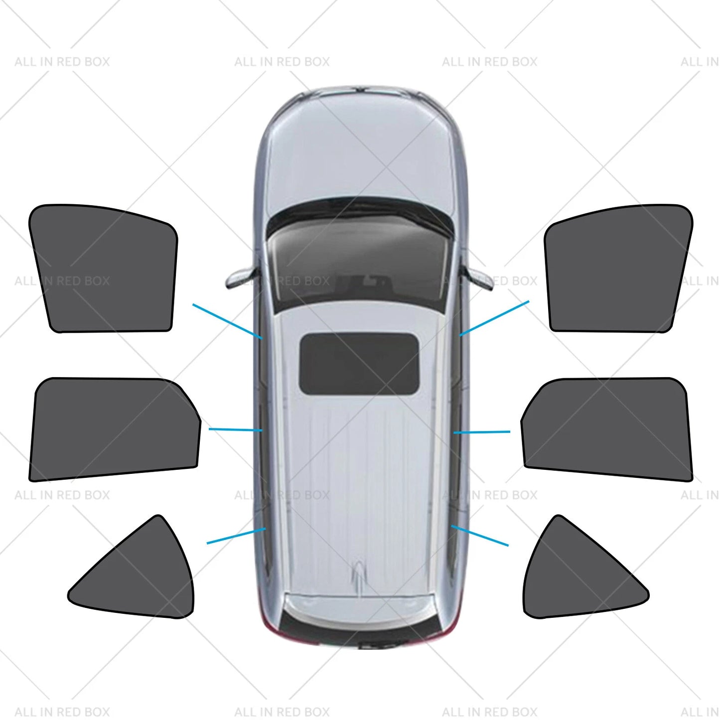 Car Window Shades for Mazda CX-60 (2022-Present) UVA & UVB Protection