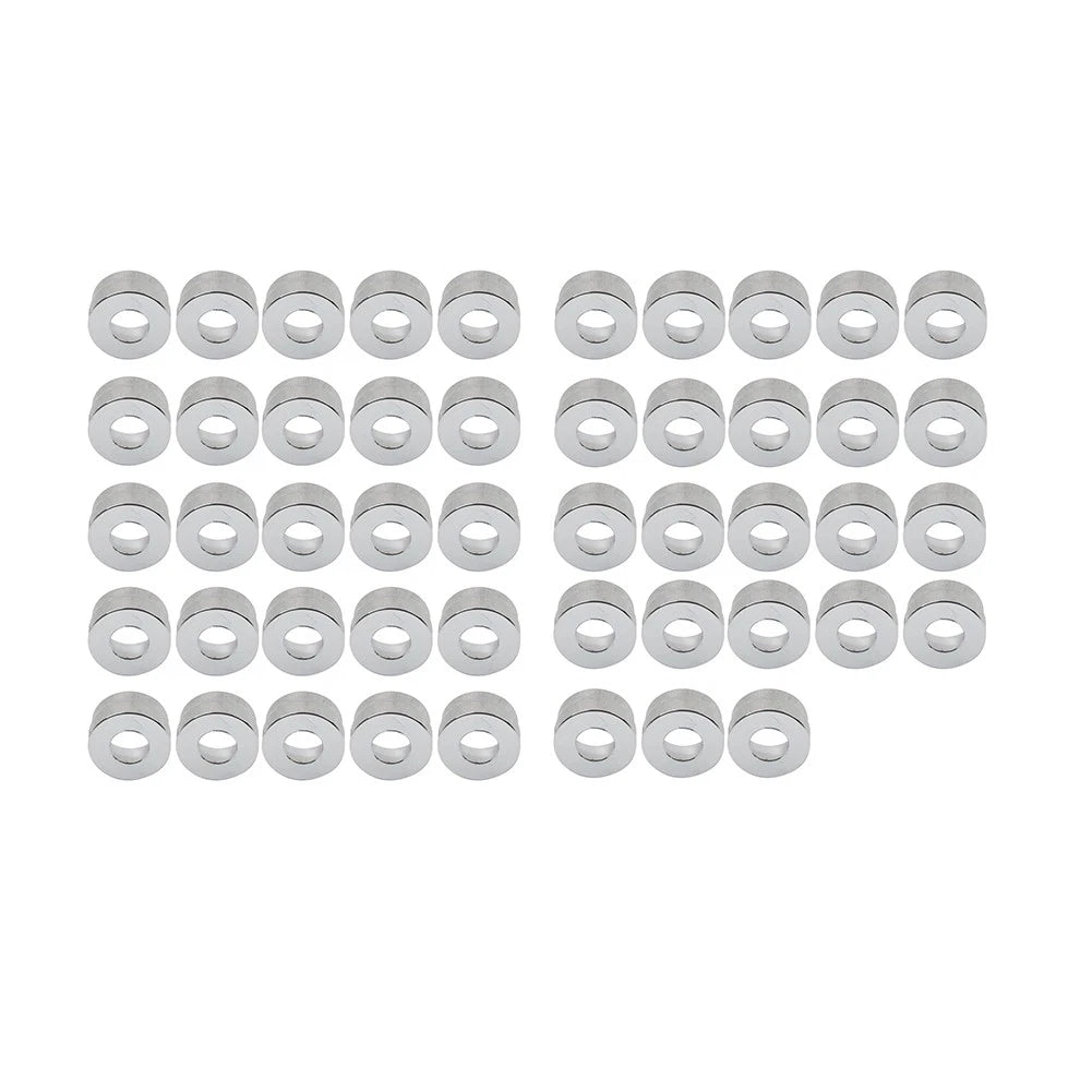 48X Chrome Engine Bolt Topper Caps for Harley Twin Cam Touring Road Glide