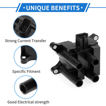 Ignition Coil Pack for Mazda 6 MPV II 1.8L 2.0L 2.3L (2002-2008)