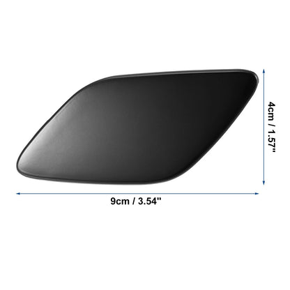 Bumper Headlight Washer Nozzle Cover for BMW 328i (2012-2015) Black
