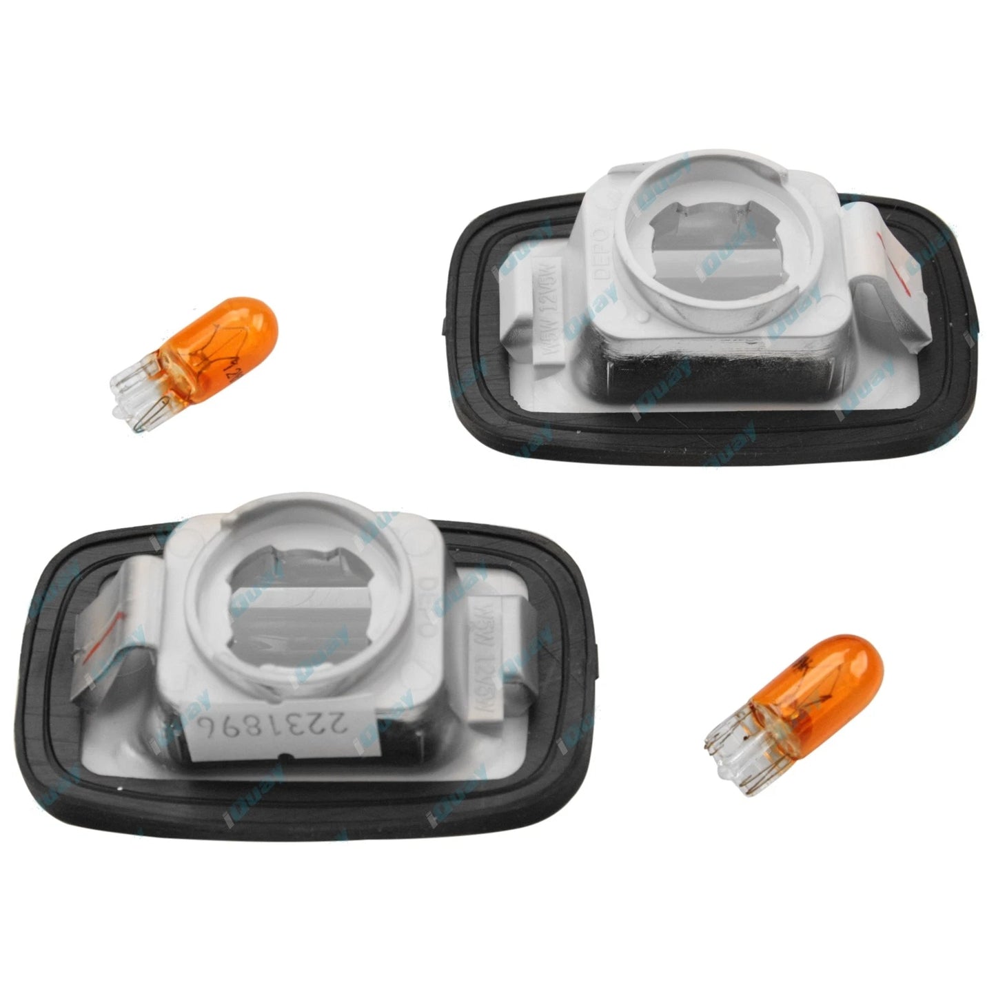 Clear Side Indicators Guard Repeater for Lexus Landcruiser Hilux Surf Camry