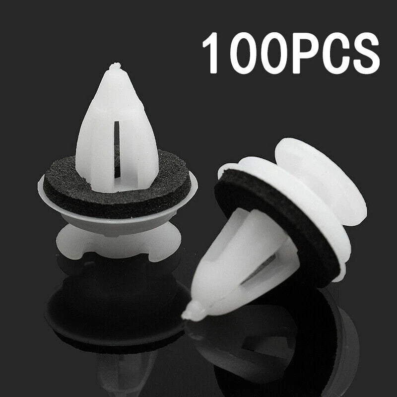 Rivet Door Panel Clips White Retainers for BMW E34–E39, E46 (1988–2006)