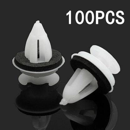 Rivet Door Panel Clips White Retainers for BMW E34–E39, E46 (1988–2006)
