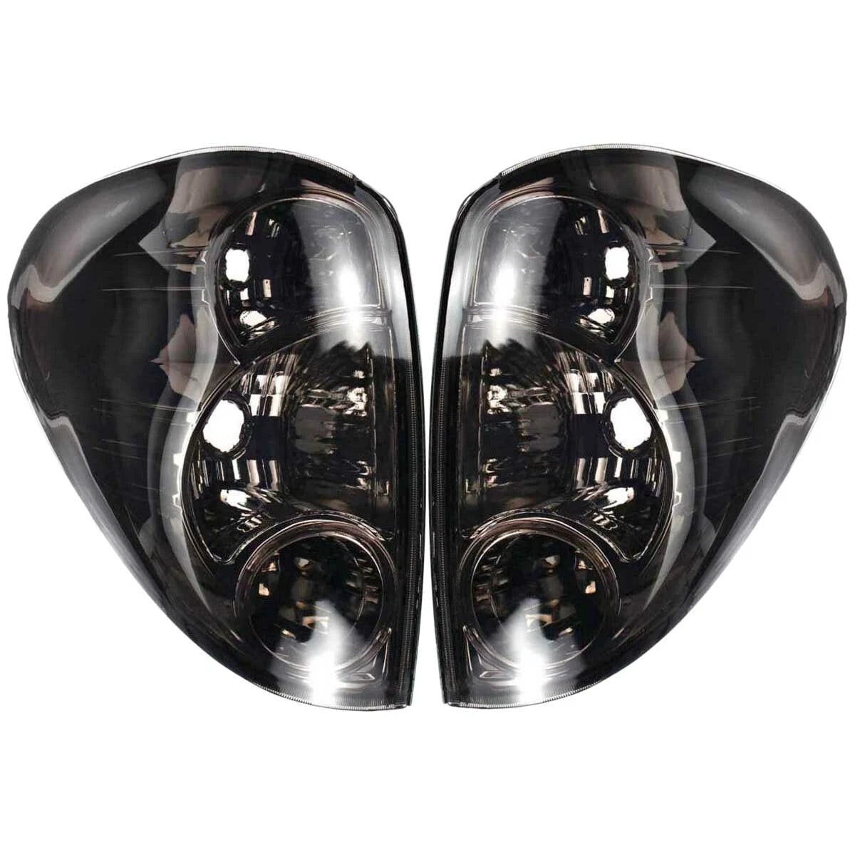 Smoke Lens Rear Tail Light Lamps for Mitsubishi Triton ML MN (2005-2014)