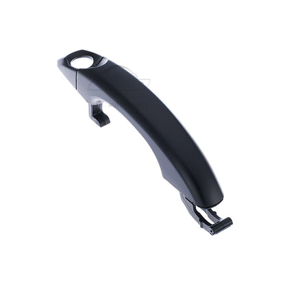 Front Right Outer Door Handle W Keyhole - Black for Volkswagen Amarok (2010-2020)
