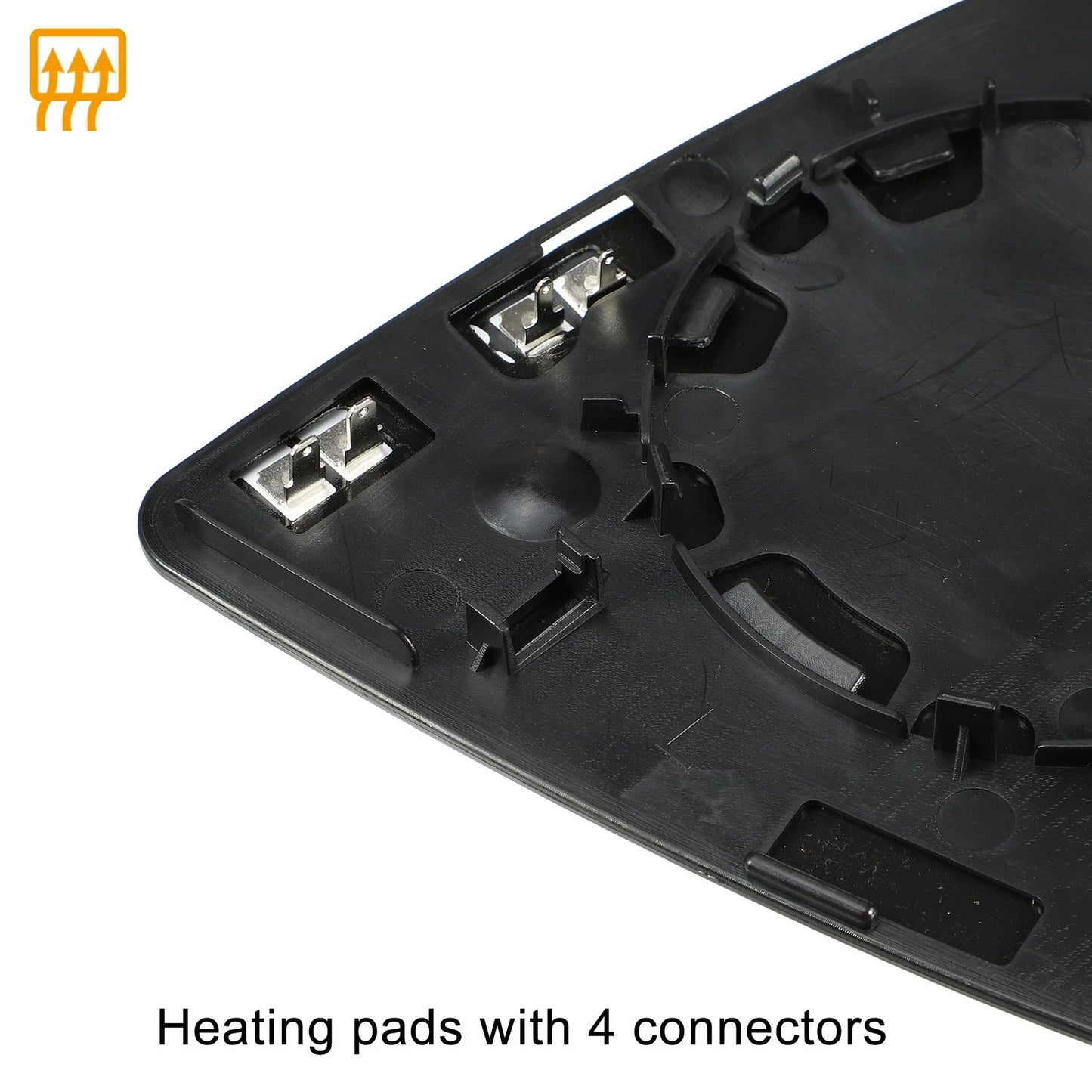 Left Mirror Glass with Backing Plate for BMW X6, X5 (2008-2014)