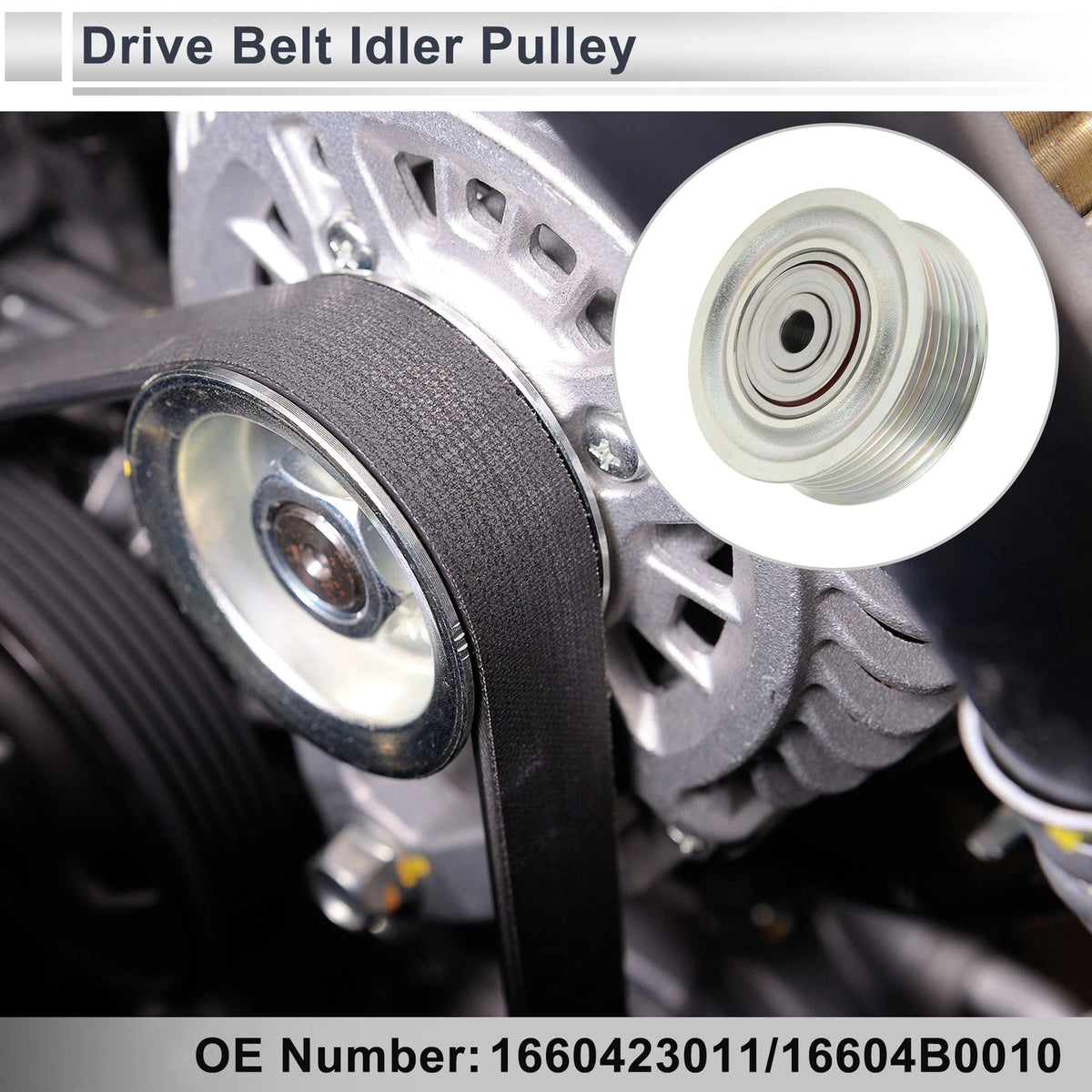Drive Belt Idler Pulley for Toyota Yaris (2005-2010) 1 Pc