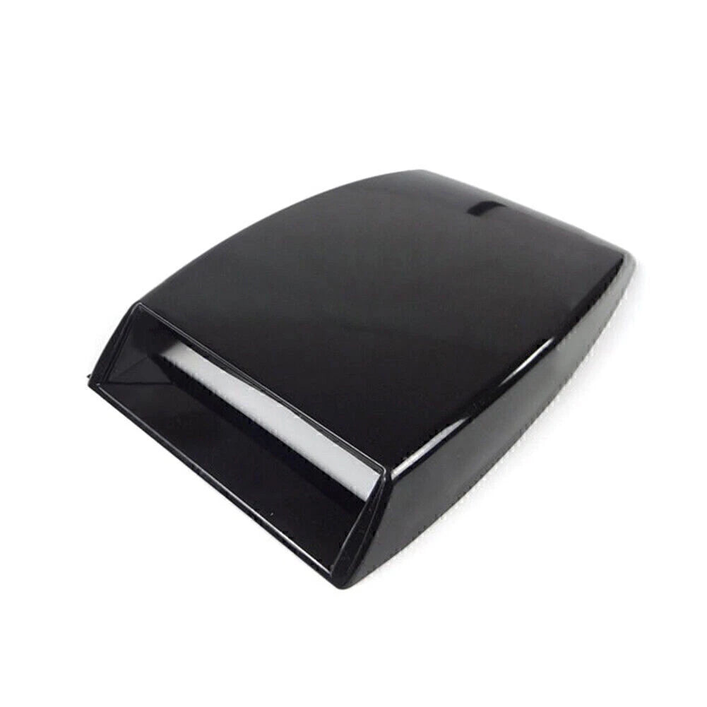 Universal Air Flow Intake Scoop for Car Bonnet Hood Vent Decoration Cover Black