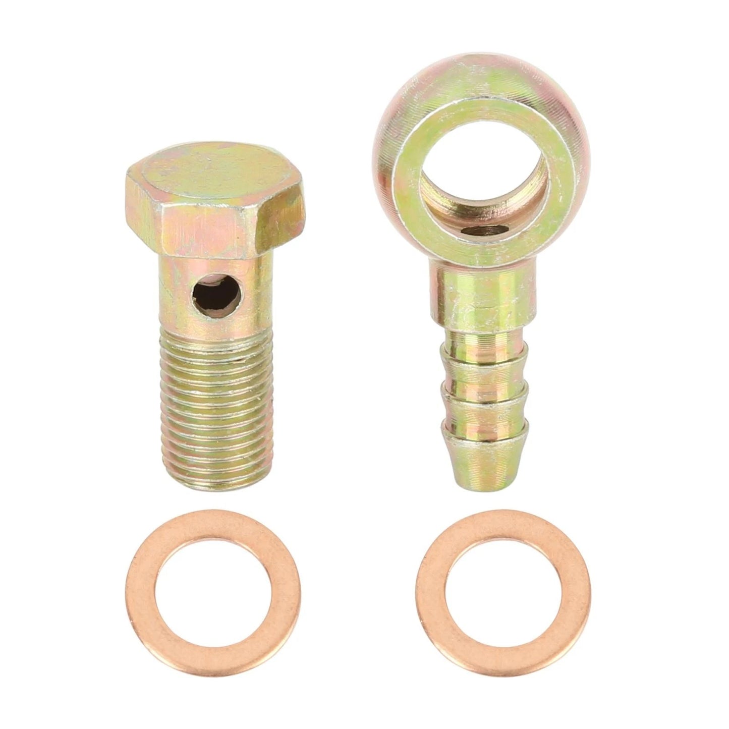 Banjo Hose Barb Bolt Fittings 10mm for Motorcycle