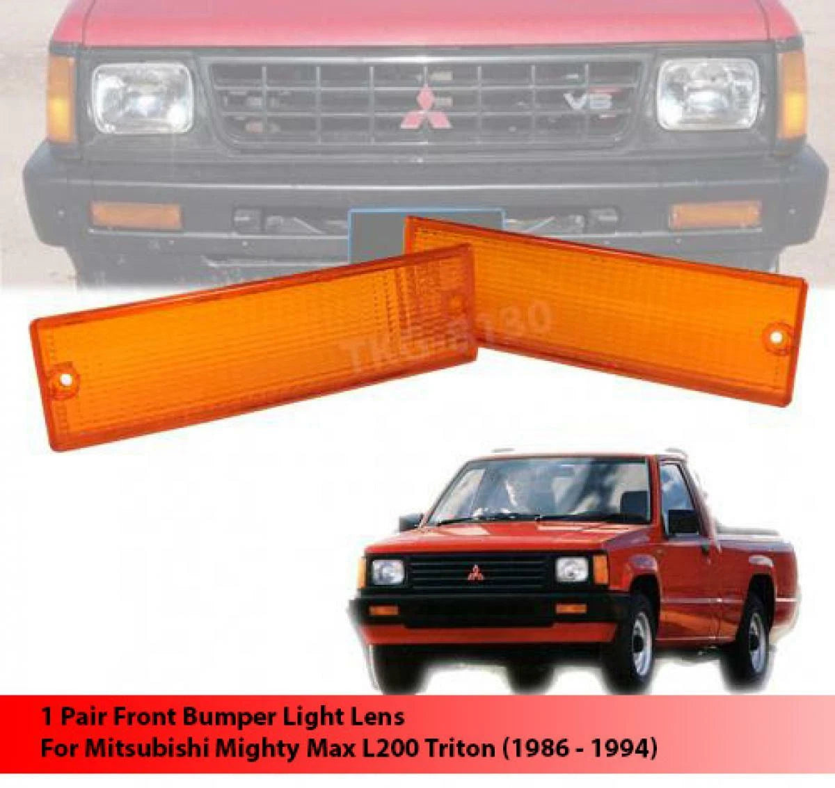 Orange Light Lens for Mitsubishi  L200 Triton (1986-1996)