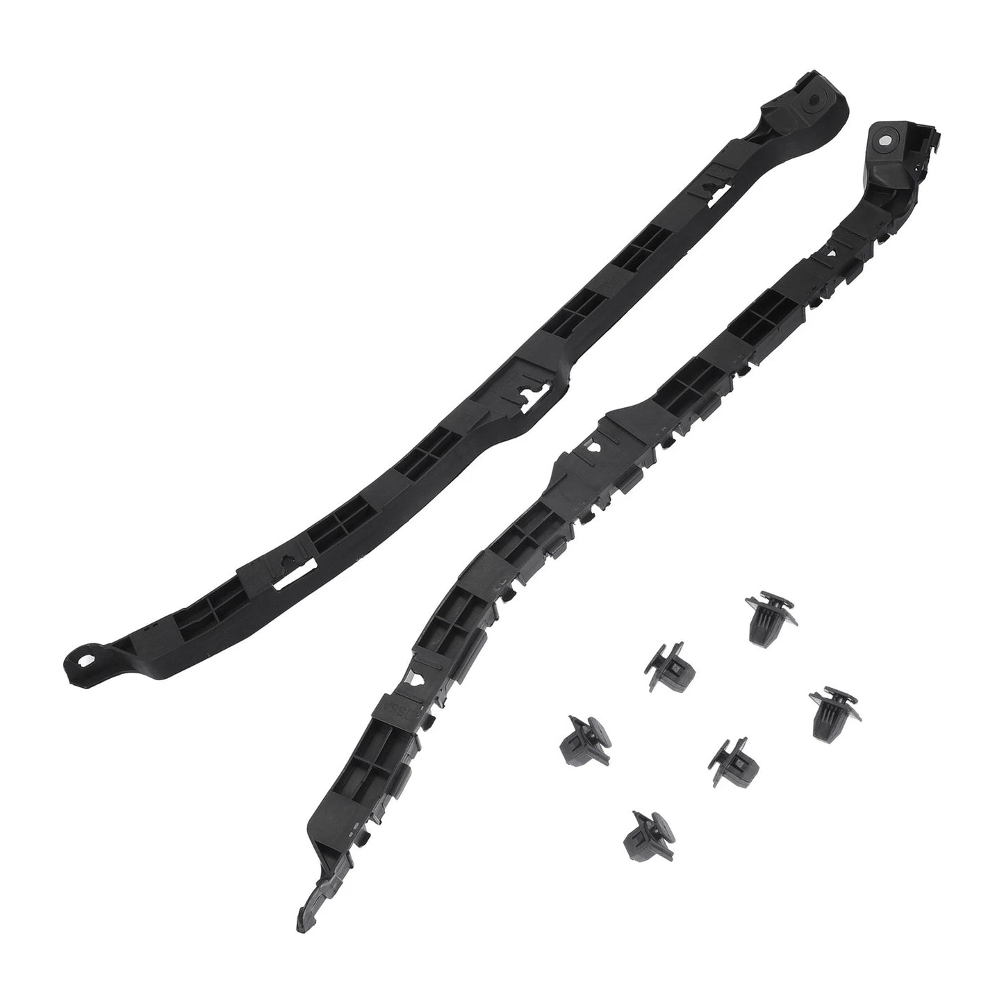 Rear Bumper Support Bracket for Honda Accord (2008-2012) 1 Pair Black