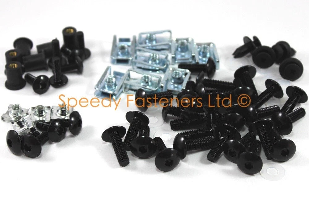 Fairing Bolts Wellnut Kit Black Aluminium for Ducati Panigale 1299 (2015–2015)