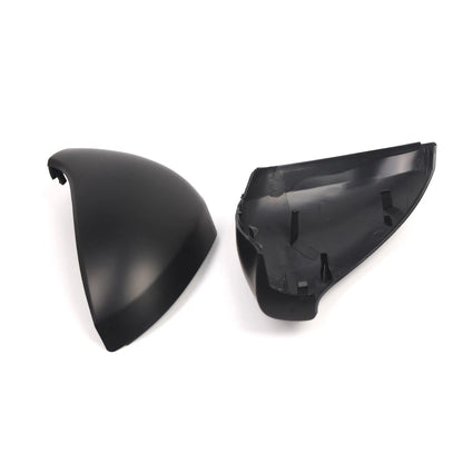 Pair Matte Black Side Wing Mirror Cap Cover for Peugeot 207 (2006–2013)