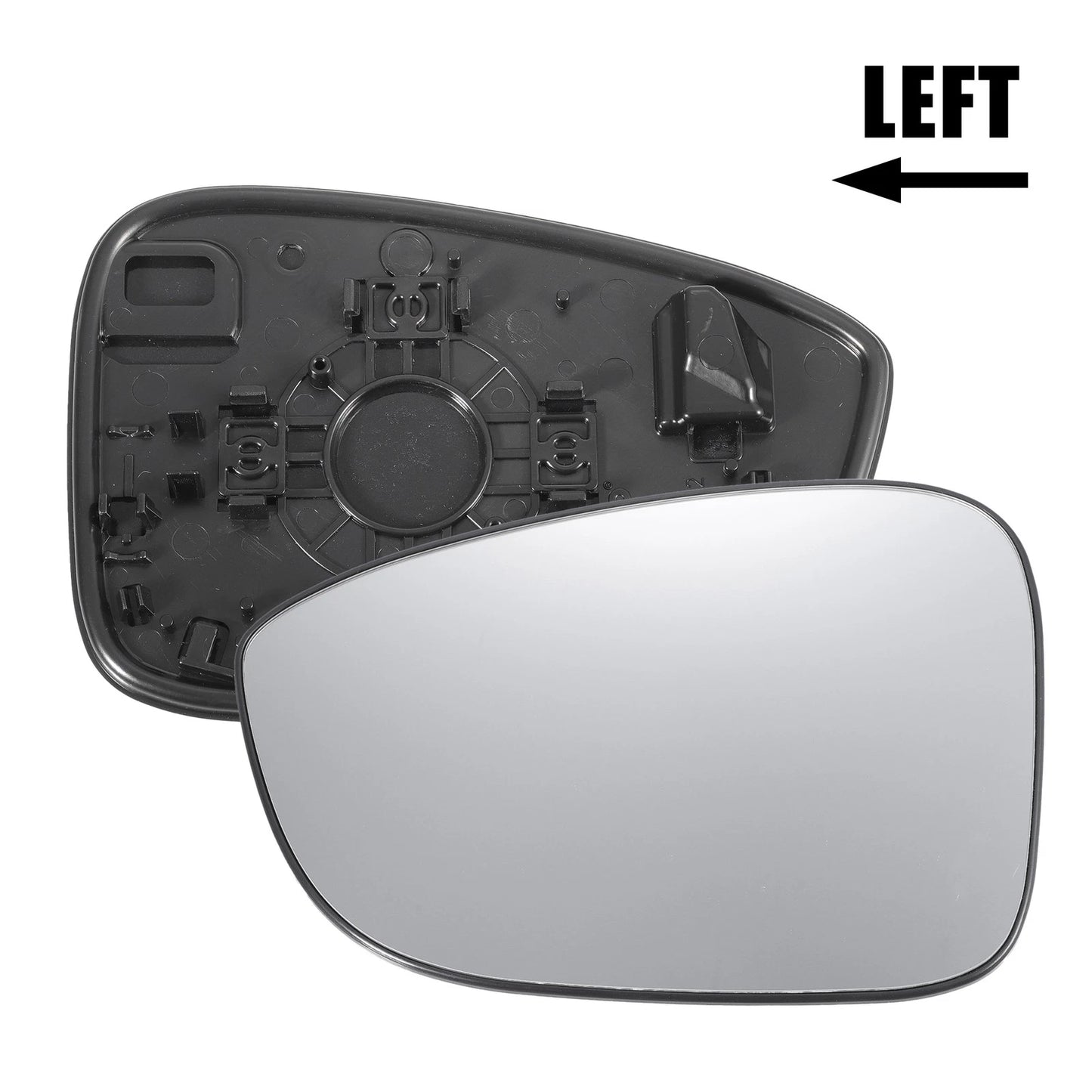 Left Side White Mirror Glass w/ Back Non-heated for Honda Accord (2018-2022)