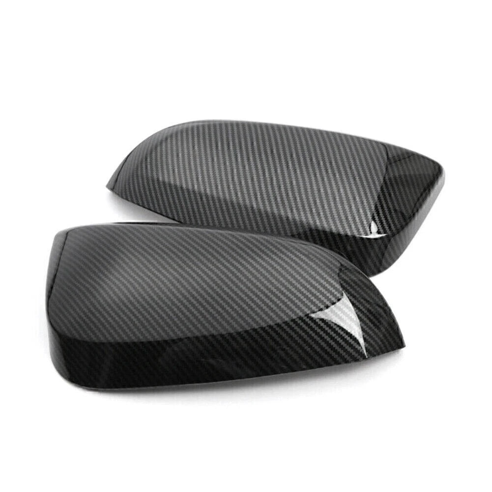 Carbon Fiber Side Door Mirror Cover Trim for Toyota Hilux Revo (2015-2022)
