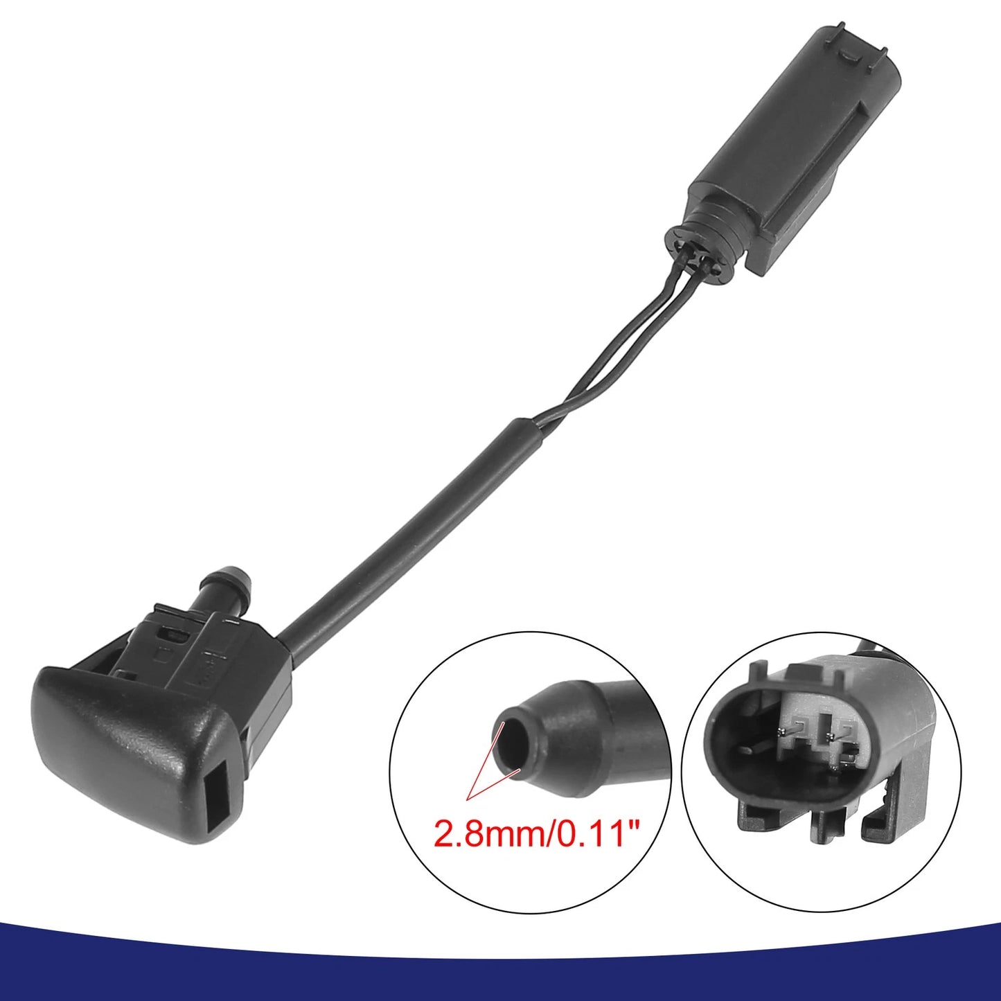Windshield Washer Nozzle Spray Jet for BMW 525i Sedan (2004-2007)