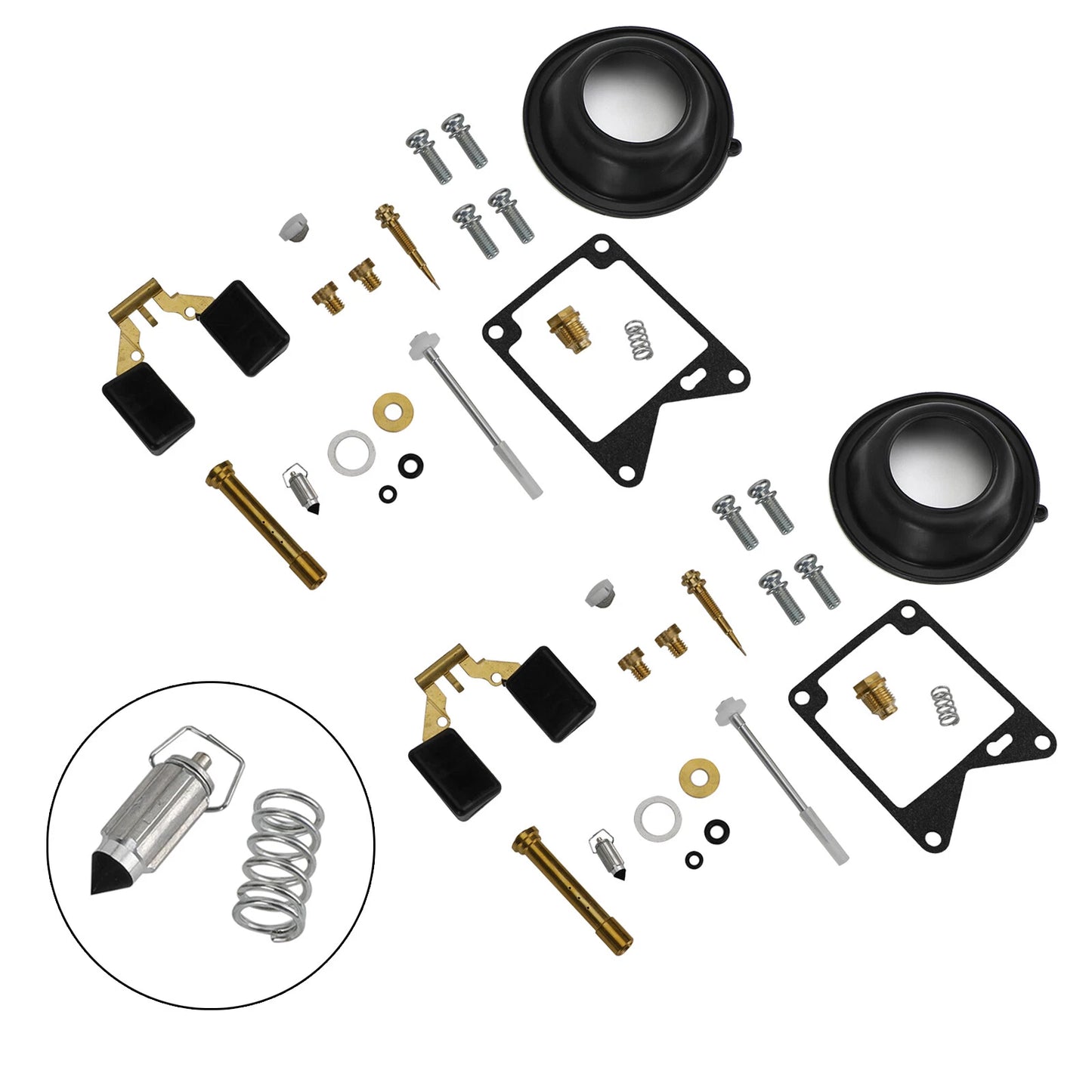 2 x Carburetor Repair Kit for Yamaha Virago 750 XV750 (1981-1983)