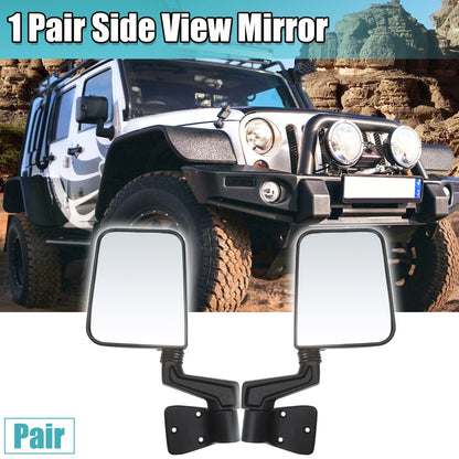 Side View Mirrors for Jeep Wrangler (1987-2002) -  Pair