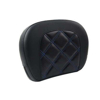 Black Rear Sissy Bar Backrest Pad for Harley Street Glide FLHX FLHXS (2006-2023)