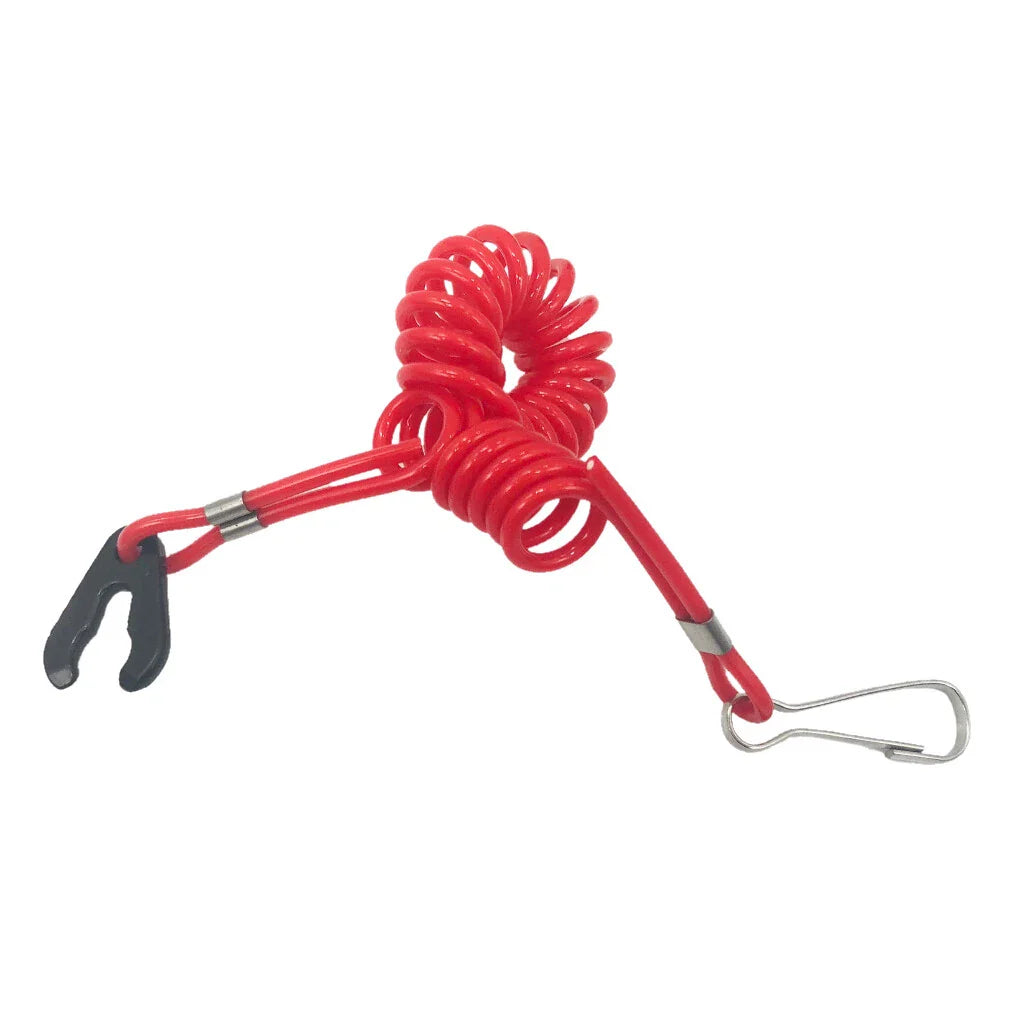 Engine Stop Switch & Safety Tether Lanyard for Outboard Motors