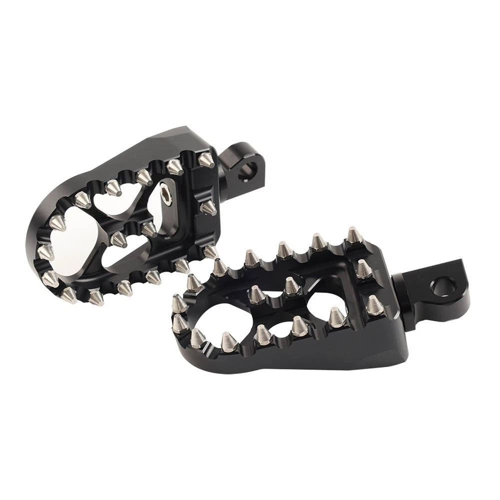 CNC Wide Fat Foot Pegs for Harley Dyna Sportster Fatboy (2000-2023)