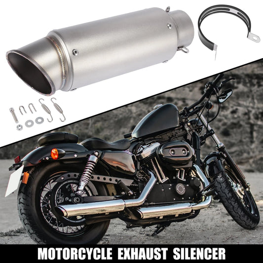 Exhaust Silencer / 60.5mm Muffler for Motorcycle