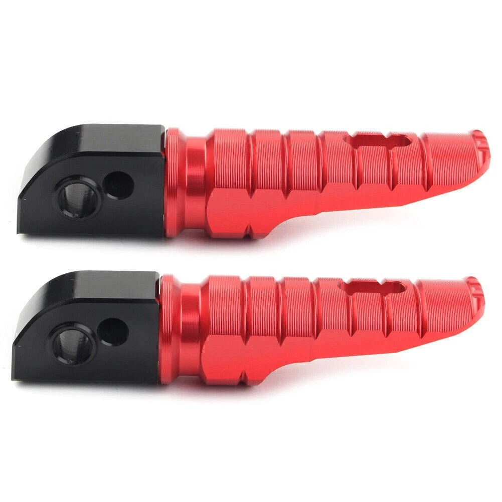 Rear Footrests for Street Scrambler 900, T100, T120 (2016-2023) - Red